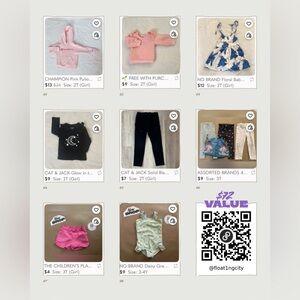 11 ITEM BABY LOT 2T–3T | Cat & Jack, Champion & Children’s Place | See Photos